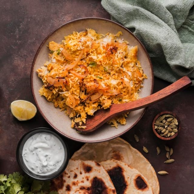 Paneer Briyani.